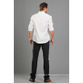 New casual men's wear Chinese national style men's long sleeve stand collar linen shirt pure color slim shirt